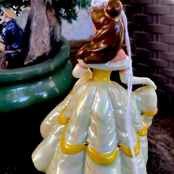 Belle Christmas ornament porcelain Disney original - Picture 1 of 2